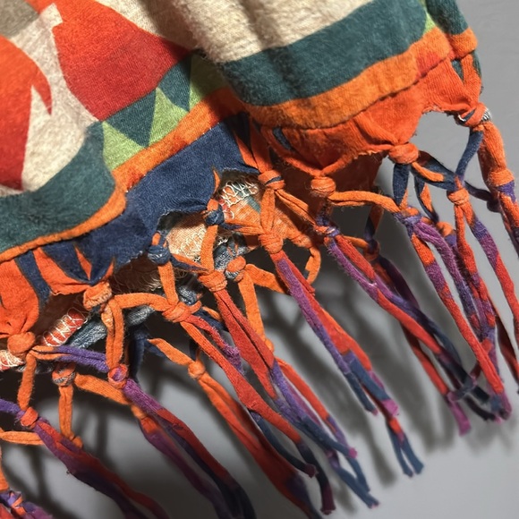 Vintage Denim & Supply Ralph Lauren Southwestern fringe Aztec shirt - Picture 3 of 10